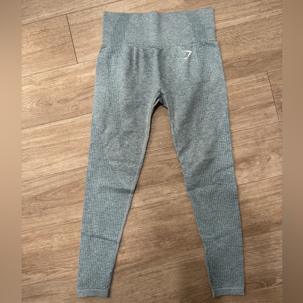 Gym shark leggings - baby blue